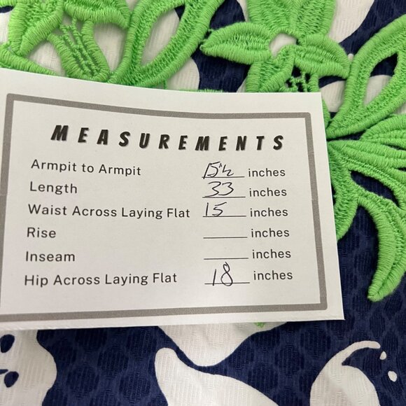 Lilly Pulitzer Womens Delia Shift Mini Dress Navy White Sleeveless size 2 - Picture 12 of 12